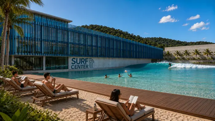 Onda externa no projeto Surf Center Ribeirão Preto