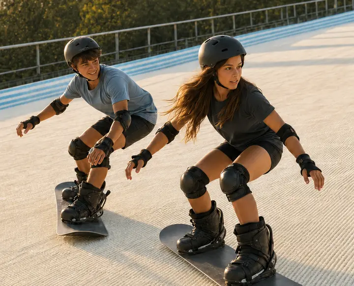 Pista de esqui e snowboard na Surf Center Ribeirão Preto